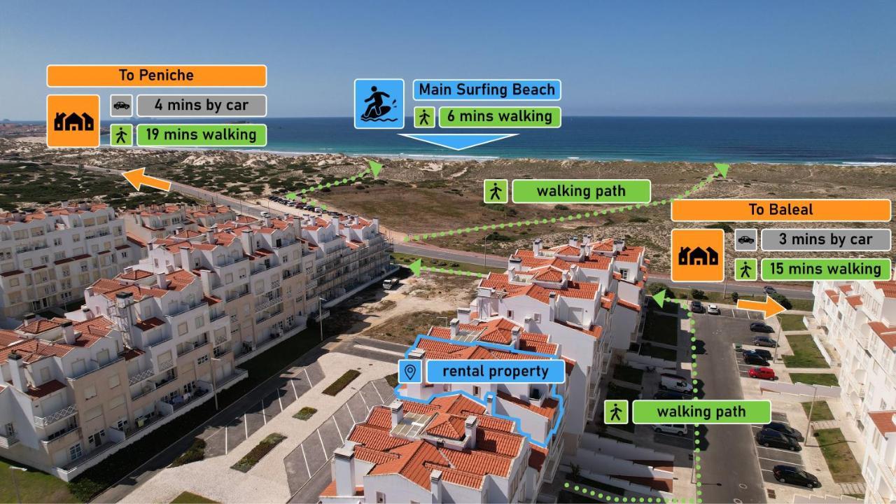 Baleal Beachfront Duplex Peniche Eksteriør billede
